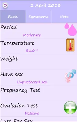 Menstrual Calendar android App screenshot 3