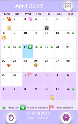 Menstrual Calendar android App screenshot 6